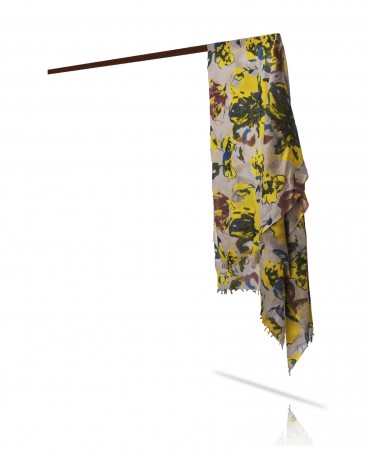 Палантин Женский W40-GRANDE.FLEUR/JAUNE